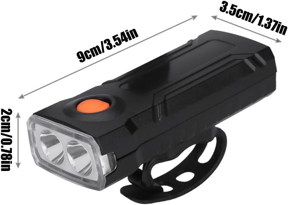 充電式高輝度LED自転車ライト USB接続 防水・防振・超小型