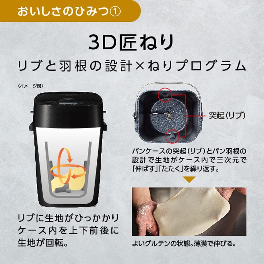 パナソニック ホームベーカリー 1斤 パン焼き器 22メニュー ホワイト