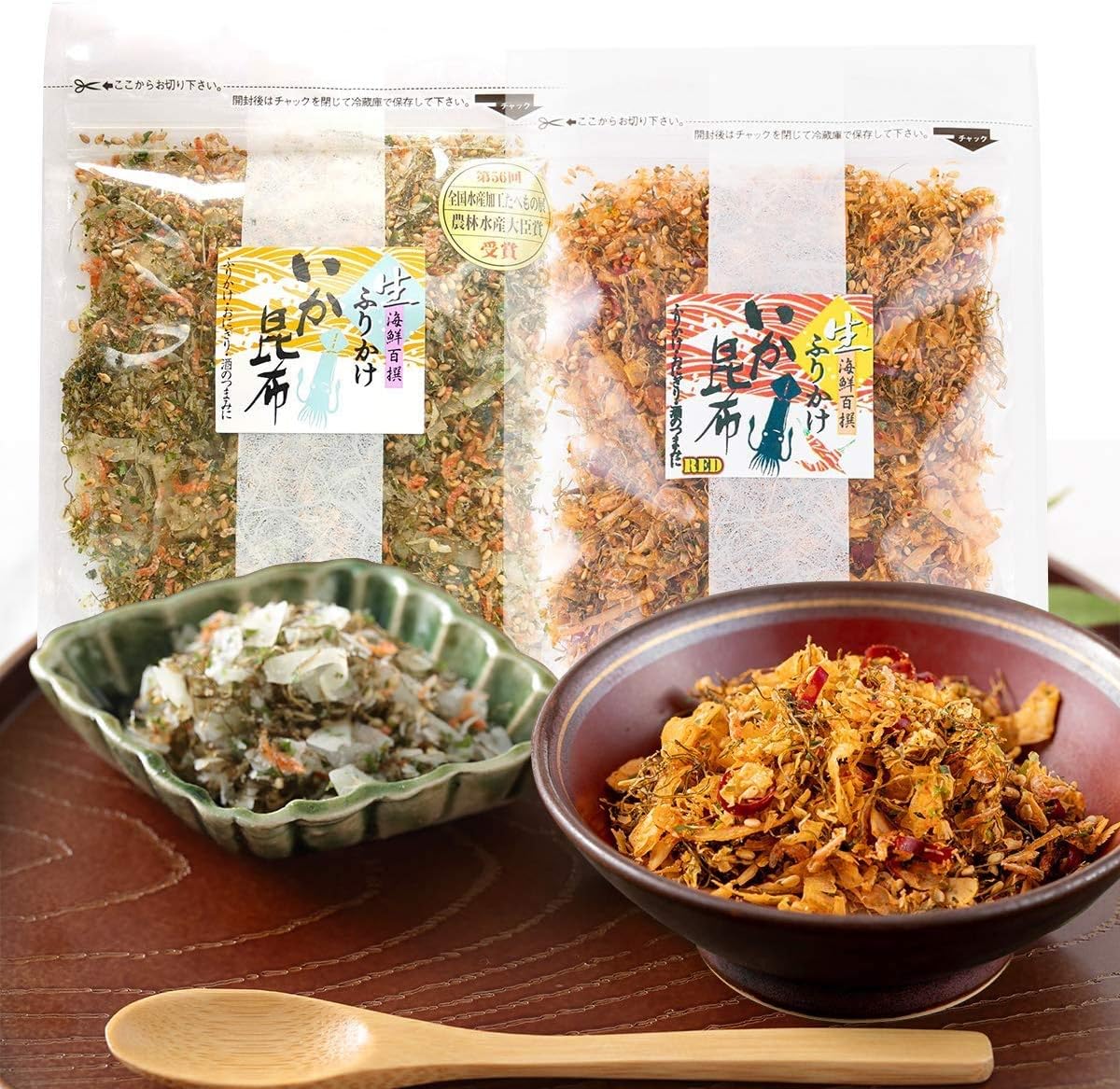 いか昆布RED ふりかけ あま辛食べ比べセット ご飯のお供