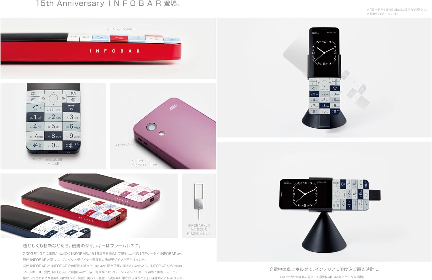 ニシキゴイデザインのKYOCERA INFOBAR xv KYX31 au