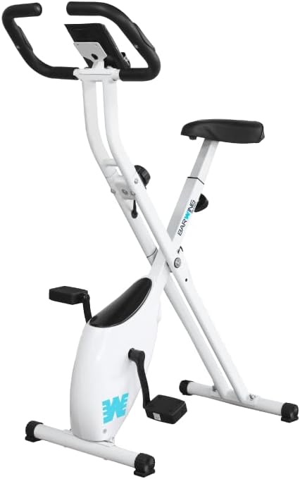 家庭用フィットネスバイク 折りたたみ式 16段階負荷調整 キャスター付き 静音設計 150kg耐荷重