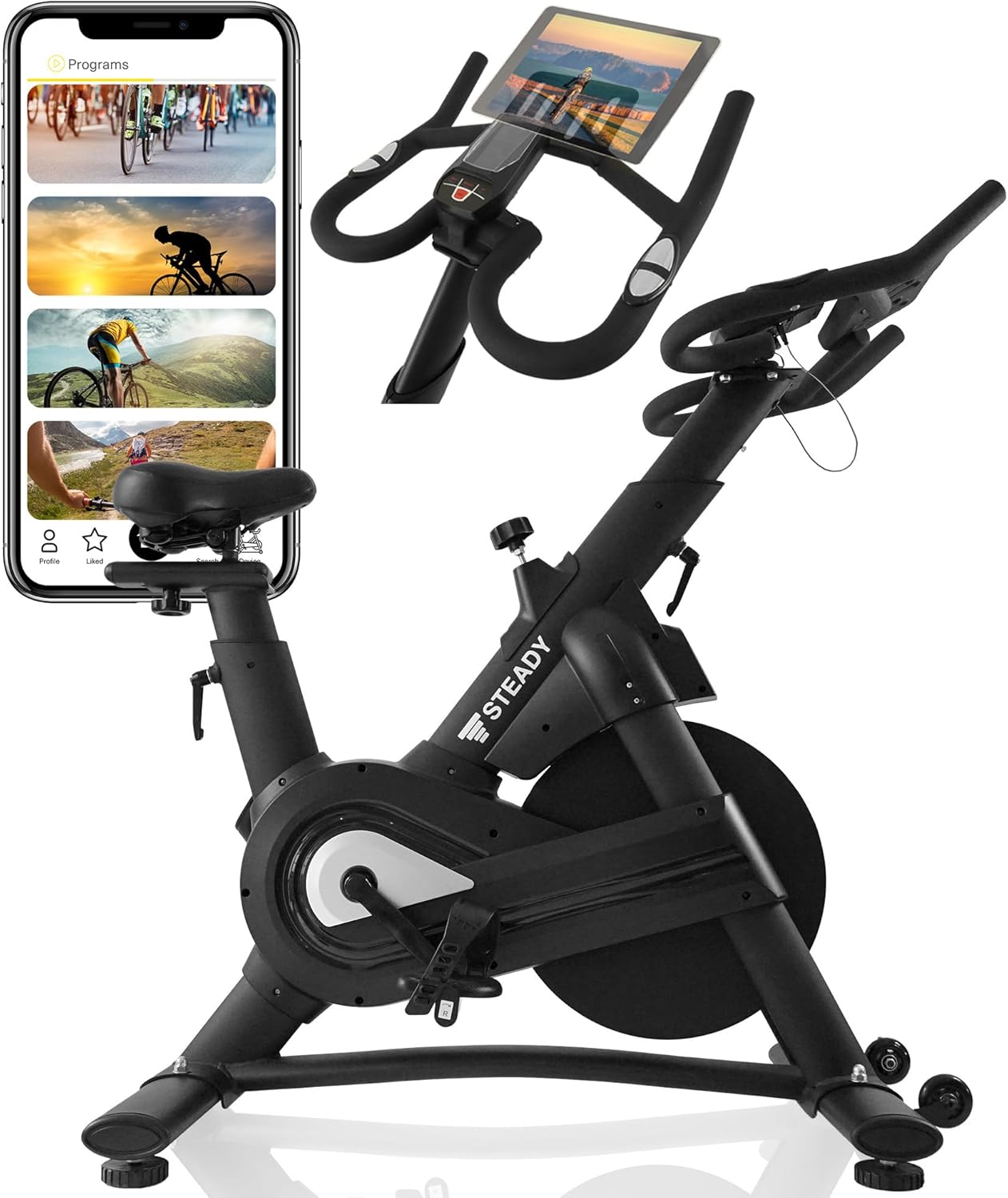 家庭用スピンバイク Pro【静音・アプリ連動・ハイエンドモデル】ST142