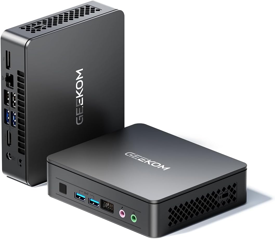 GEEKOM ミニPC N100 第12世代インテル 小型省電力 16GB換装可能 256GB SSD 4Kデュアル出力 Windows 11