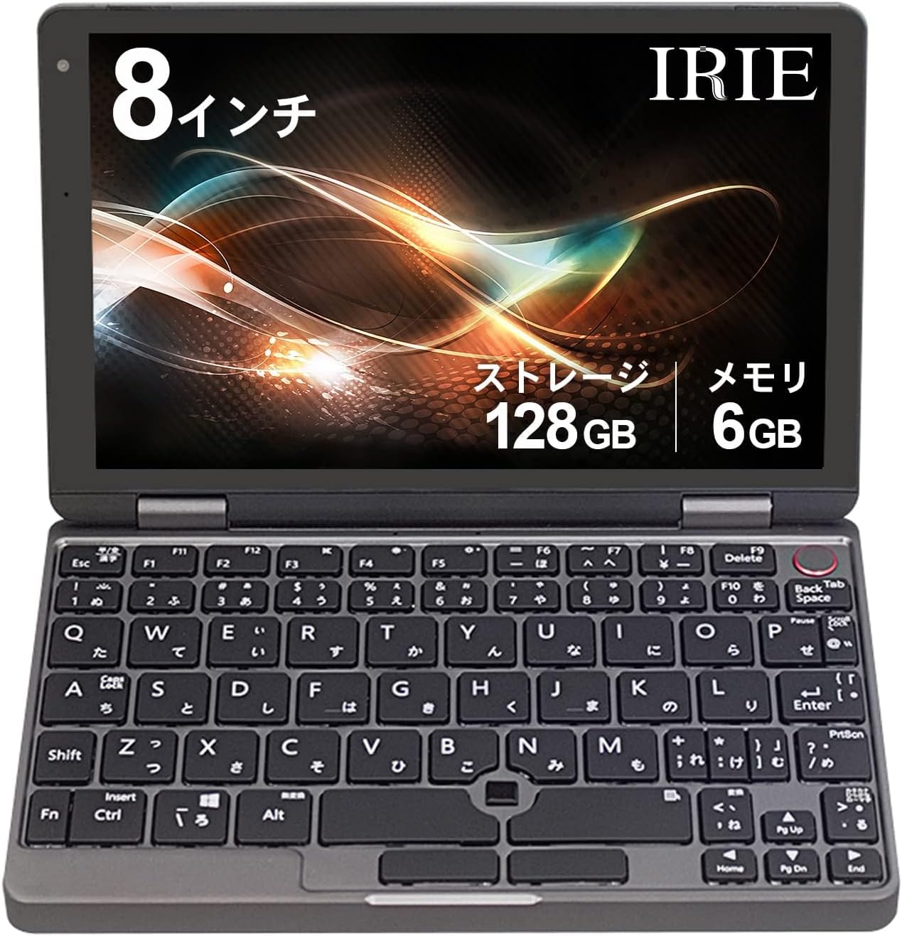 8インチ タッチスクリーン ノートパソコン Windows11 日本語キーボード メモリ6GB eMMC128GB 360度回転 FFF-PCM2B