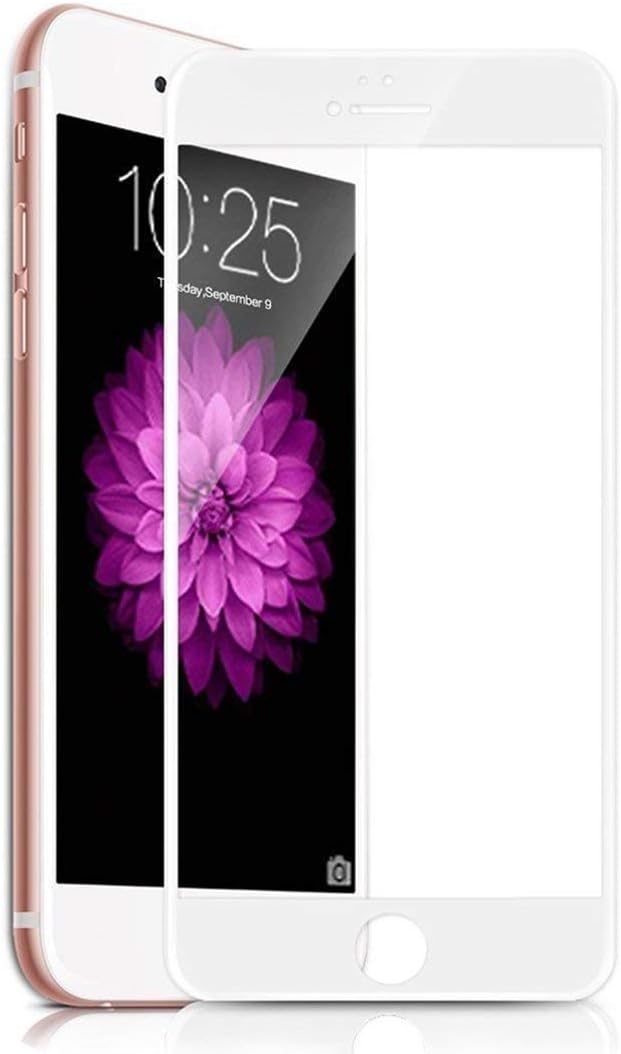iPhone6s/6用 強化ガラス保護フィルム 9H/高透過率/指紋防止【OKB】 (ホワイト)