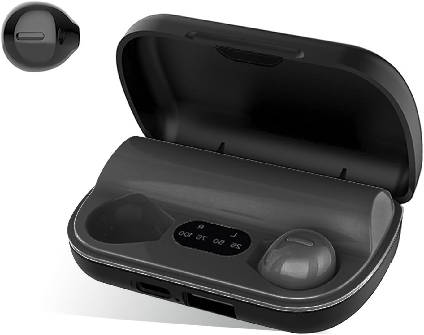 【睡眠用ワイヤレスイヤホン】超軽量3g Bluetooth5.2 防水IPX5 ミニチュアヘッドフォン