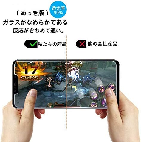 iPhone8/7/6s/6用強化ガラスフィルム2枚セット - 極薄0.33mm・高透過率・硬度9H・耐指紋【透明】