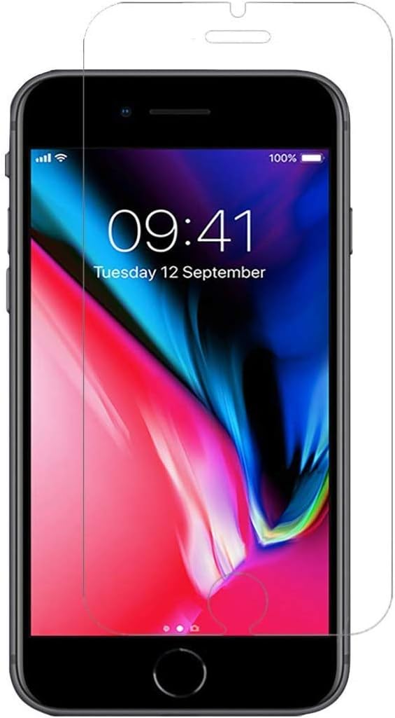 iPhone6s/6対応 強化ガラス液晶保護フィルム 9H 高透過率 自動吸着 指紋防止