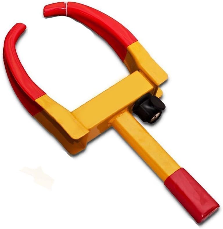 盗難防止 タイヤロック 自動車用ホイールロック 簡単設置・頑丈 (1個)