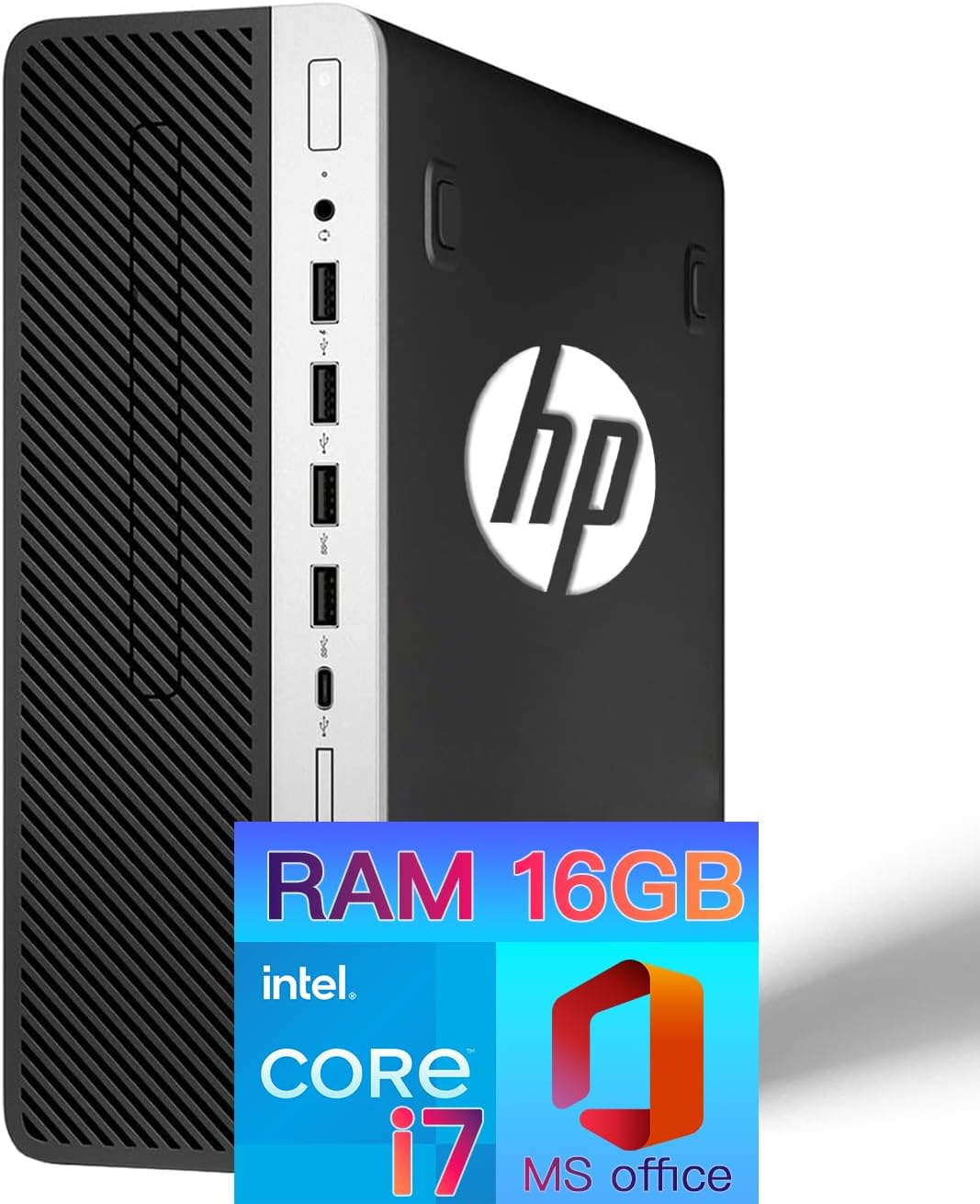 エイチピー ProDesk 600 G3【Intel Core i7】【メモリ16GB】【SSD 512GB】デスクトップPC 3画面4K対応