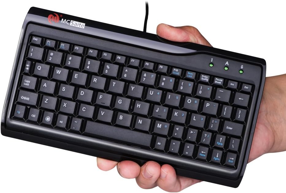 有線コンパクトキーボード 静音 超薄型 USB接続 ノートPC/デスクトップ対応