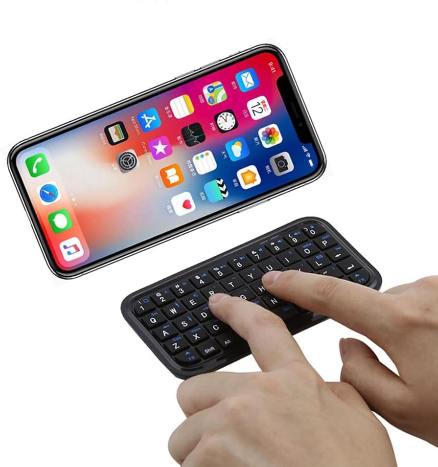 携帯用超小型Bluetoothワイヤレスキーボード 充電式49キー 英語配列 静音 iPhone/ゲーム機対応