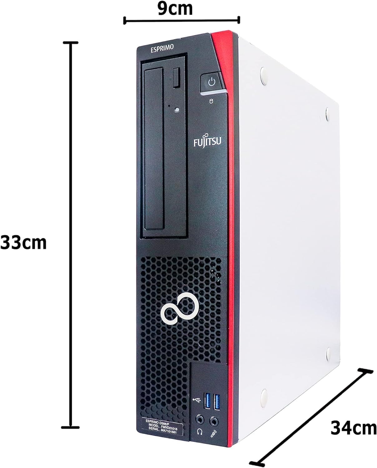 富士通 デスクトップPC D588 24型液晶セット Win11 Pro/MS Office/Core i5-8500 16GB 1012GB