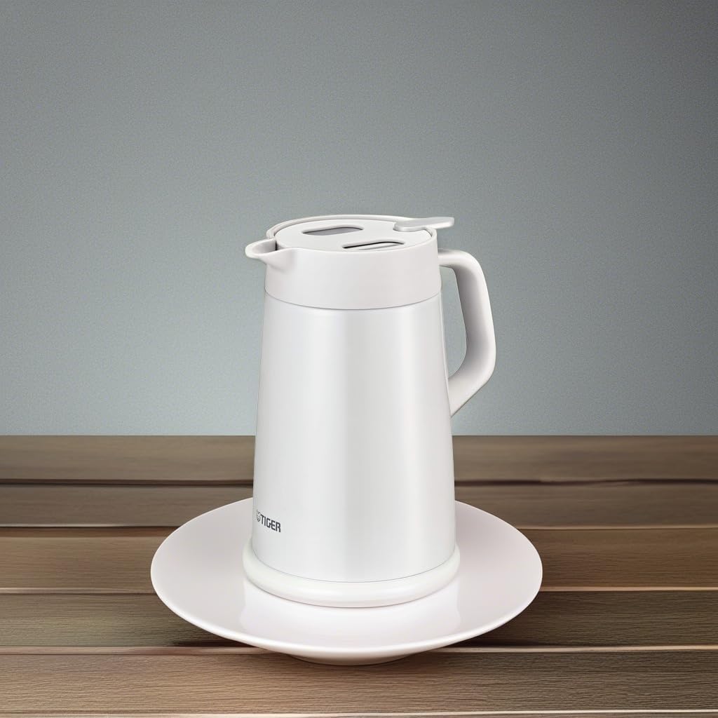 大容量1.2L 保温保冷卓上ポット ホワイト