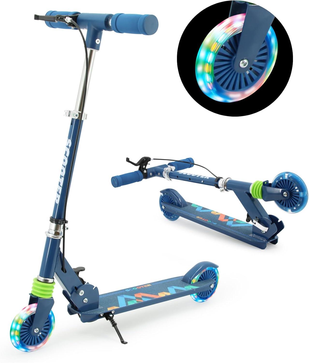 子供用LEDタイヤ付きキックボード【2025改良型】