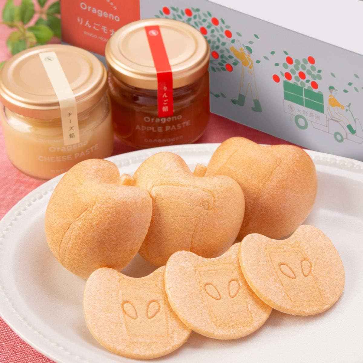 最中詰合せ（りんご、チーズ各70g）5組セット - 大野農園
