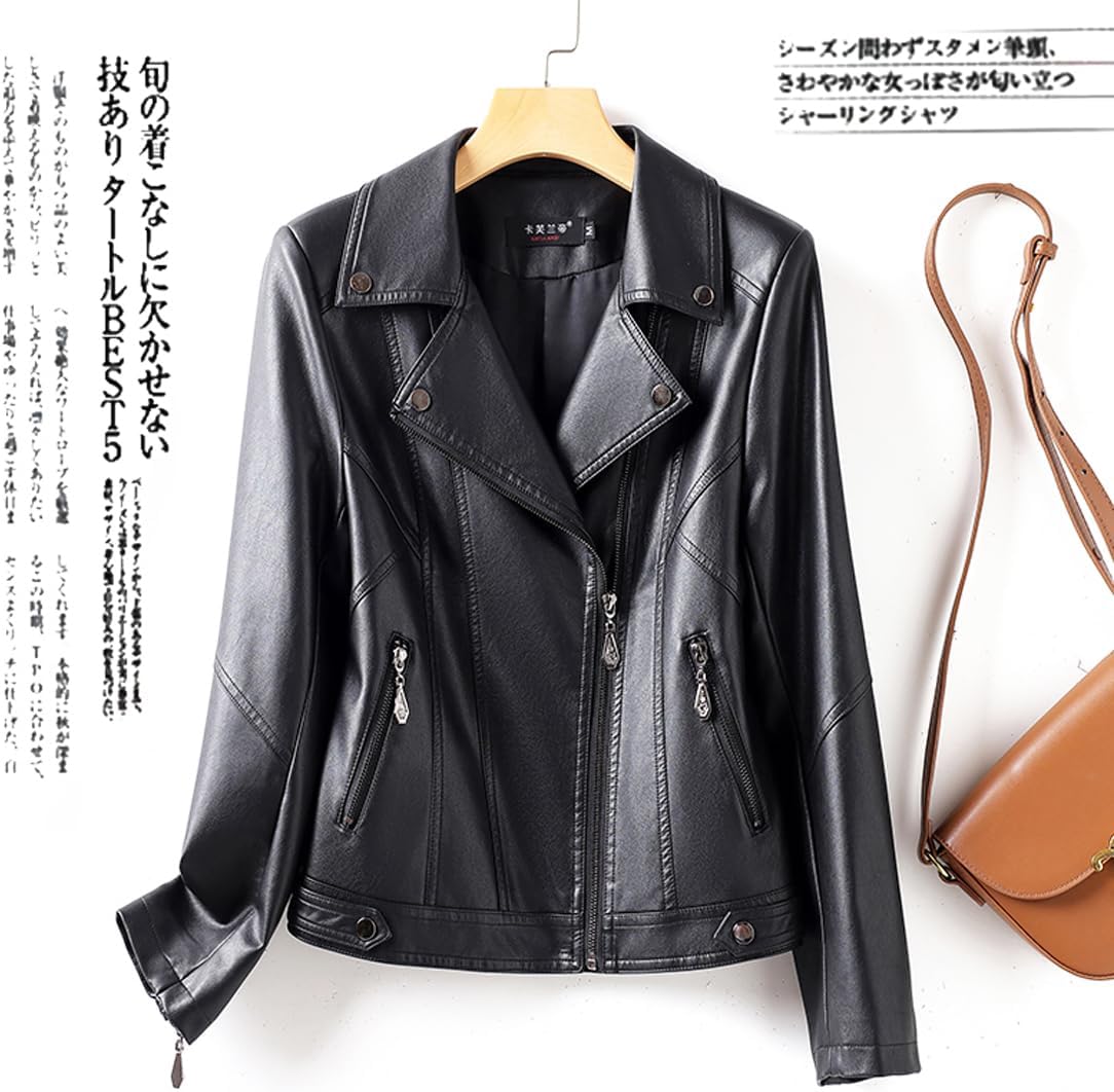 レディース 羊革ロングトレンチコート 上質レザージャケット