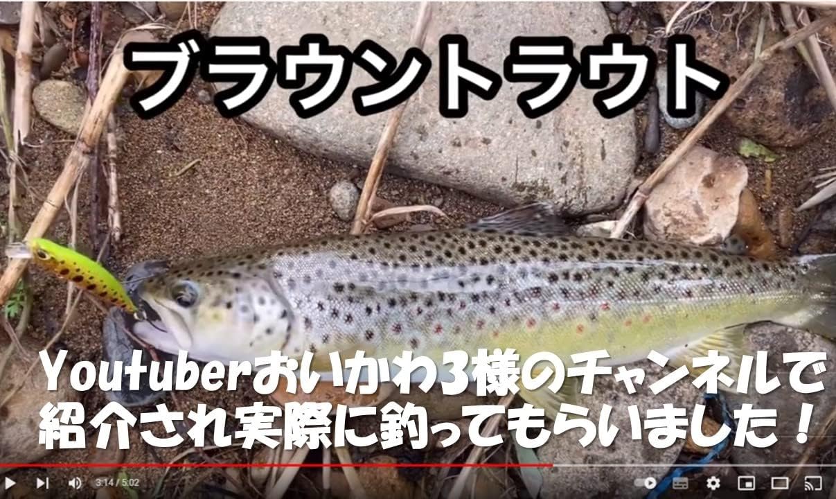 渓流用ヘビーシンキングトラウトミノールアーセット（5g・5色入り）