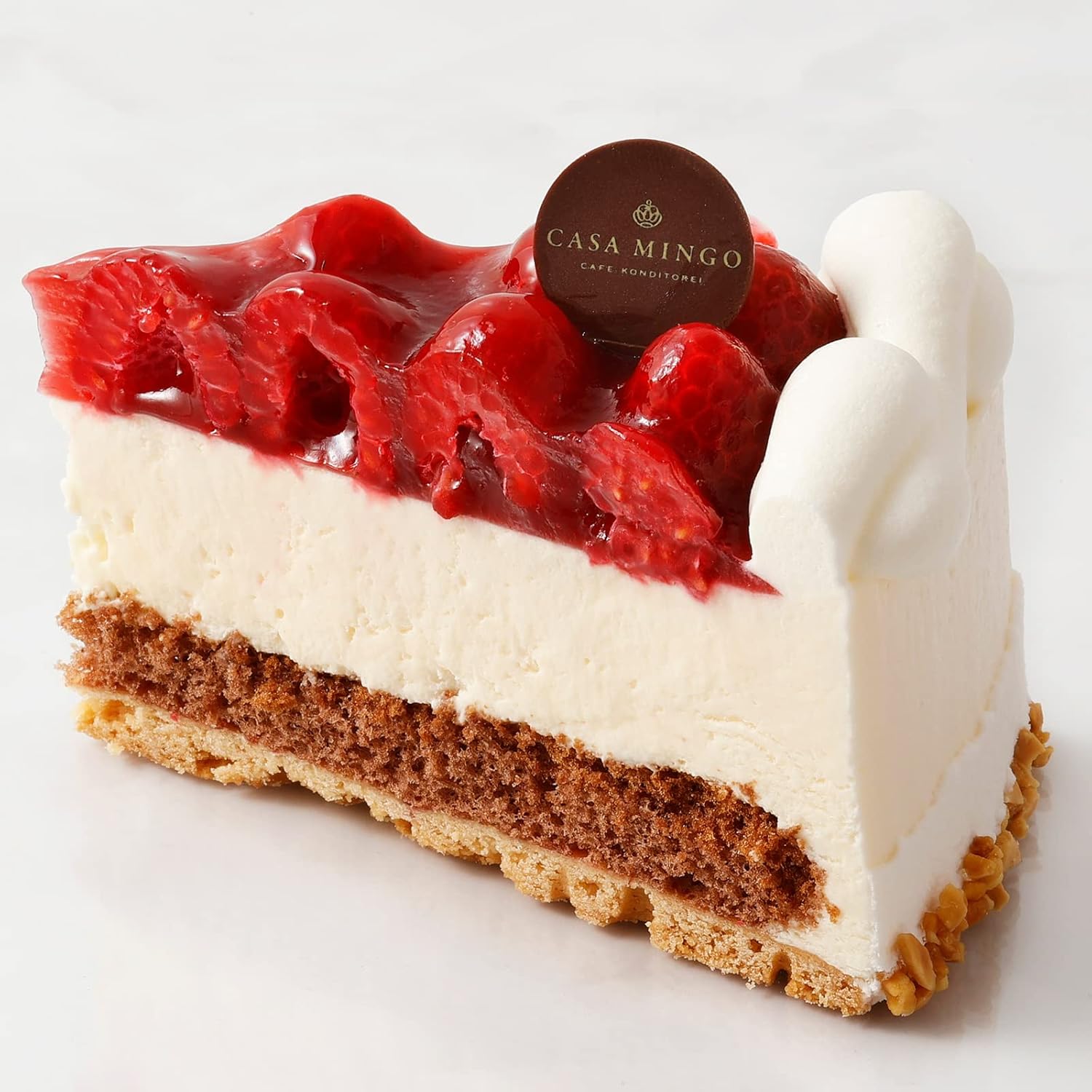 誕生日用 シュス木苺レアチーズケーキ（12cm） - 洋菓子店カサミンゴー