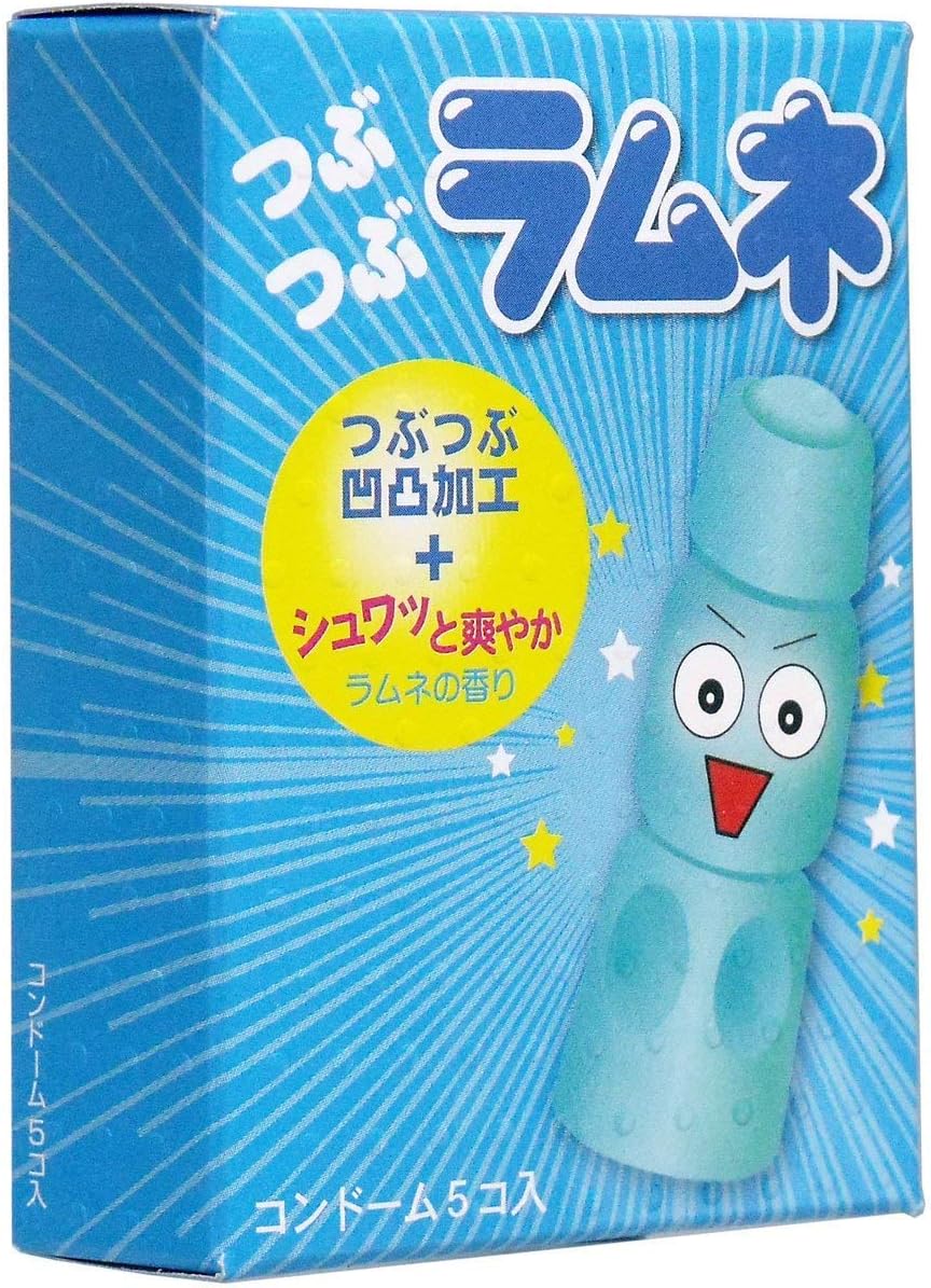 つぶつぶラムネ香り付きコンドーム 5個入×3個セット