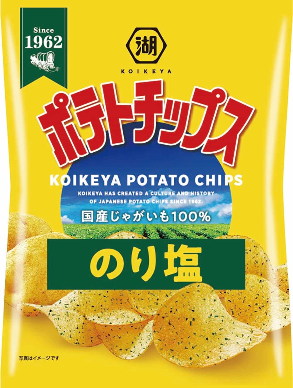 湖池屋 のり塩ポテトチップス 60g×12袋