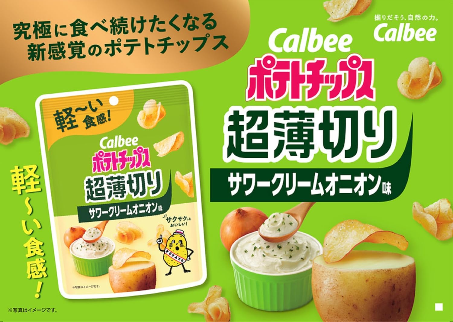 サワークリームオニオン味 ポテトチップス 40g×12袋【カルビー】