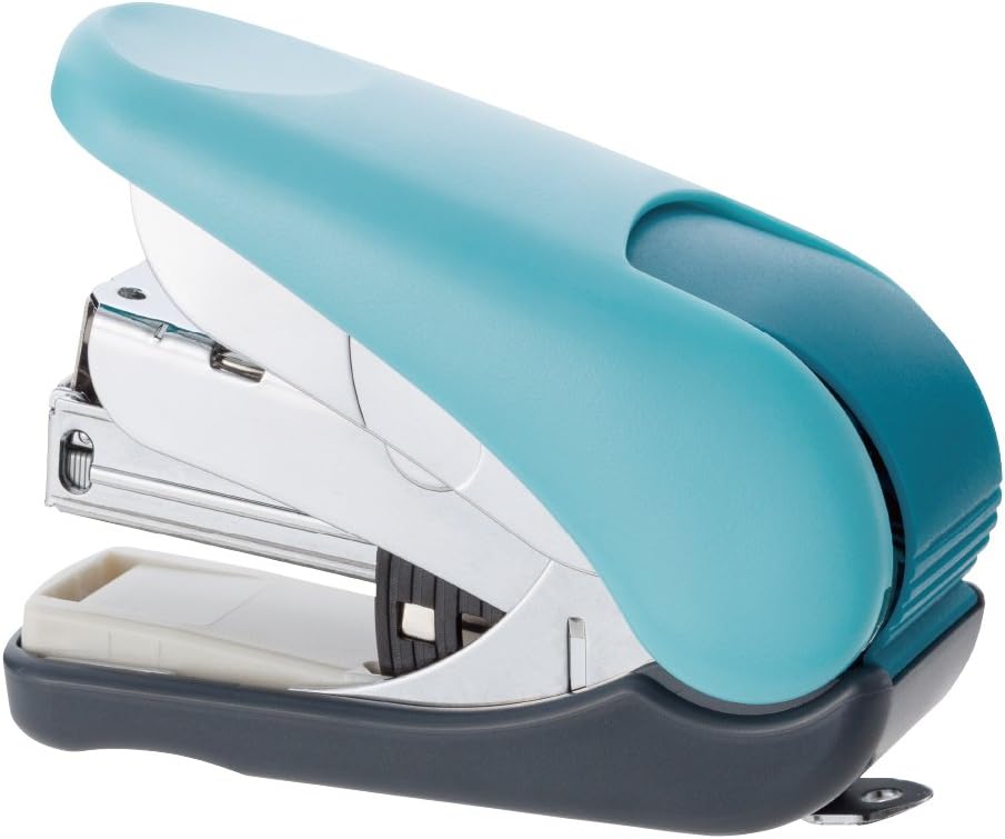 フラットかるヒットホッチキス ST-010VNH（ブルー）32枚綴じ