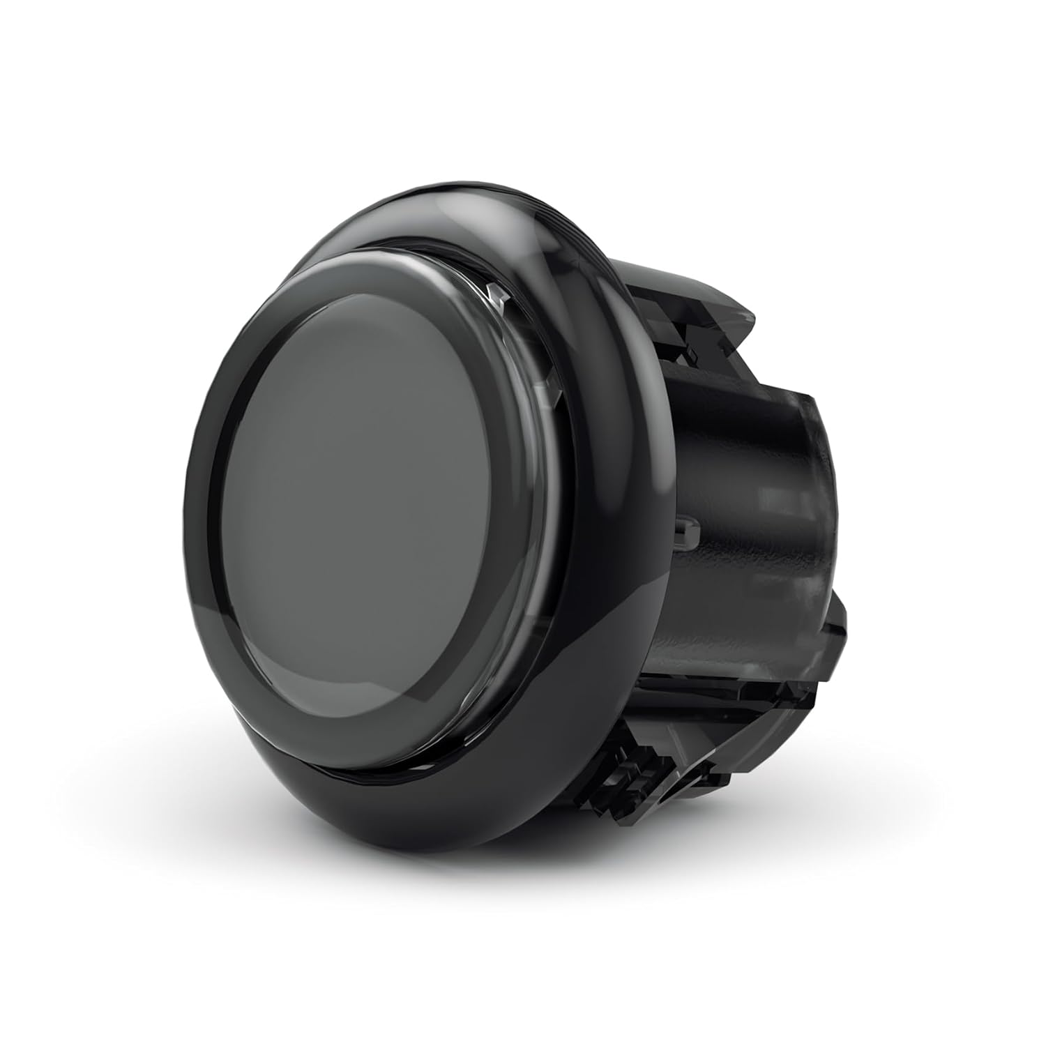 グラビティKSメカニカルシャフト サイレントプッシュボタン 24mm (クリアブラック・12個入り)