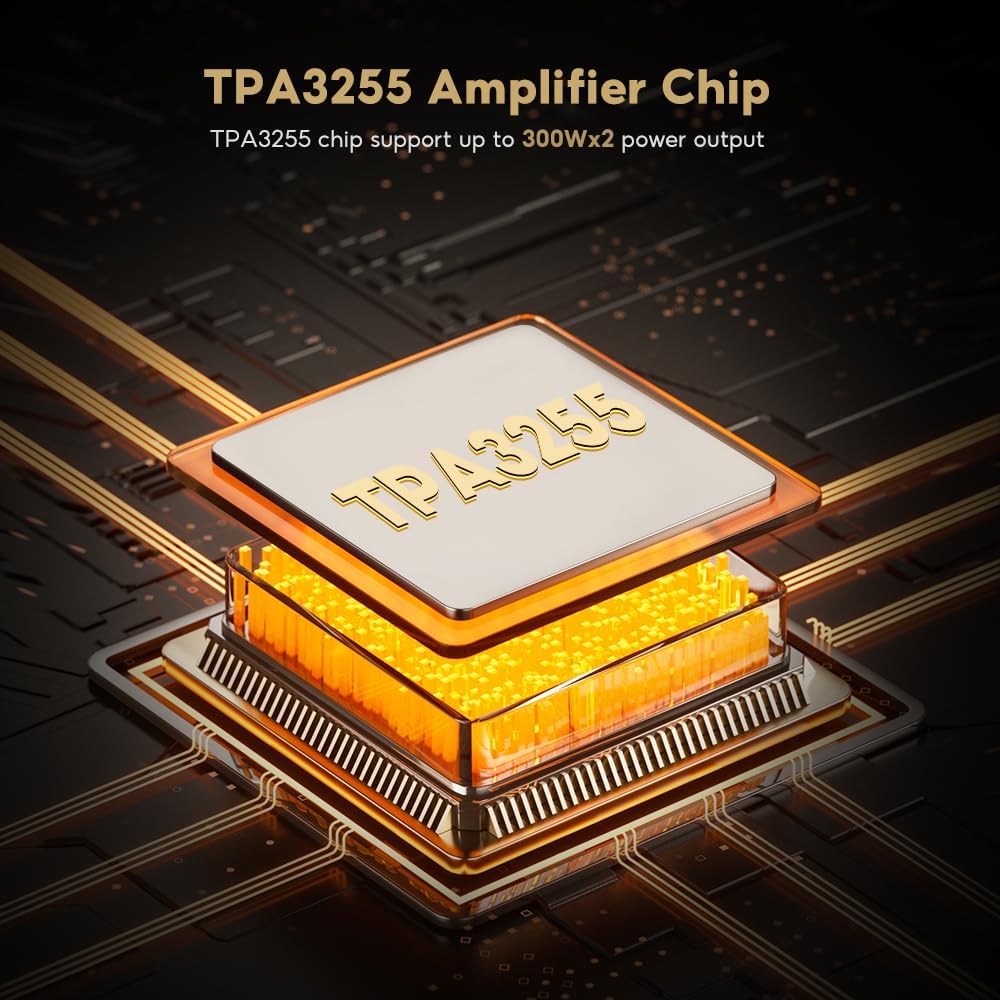 AIYIMA A07 300W×2 D級ステレオパワーアンプ（パッシブスピーカー用、DC33V電源付）