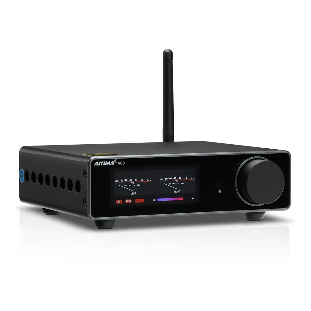 家庭用 HiFi Bluetooth 5.1 パワーアンプ A80 TPA3255 300W×2 ステレオアンプ