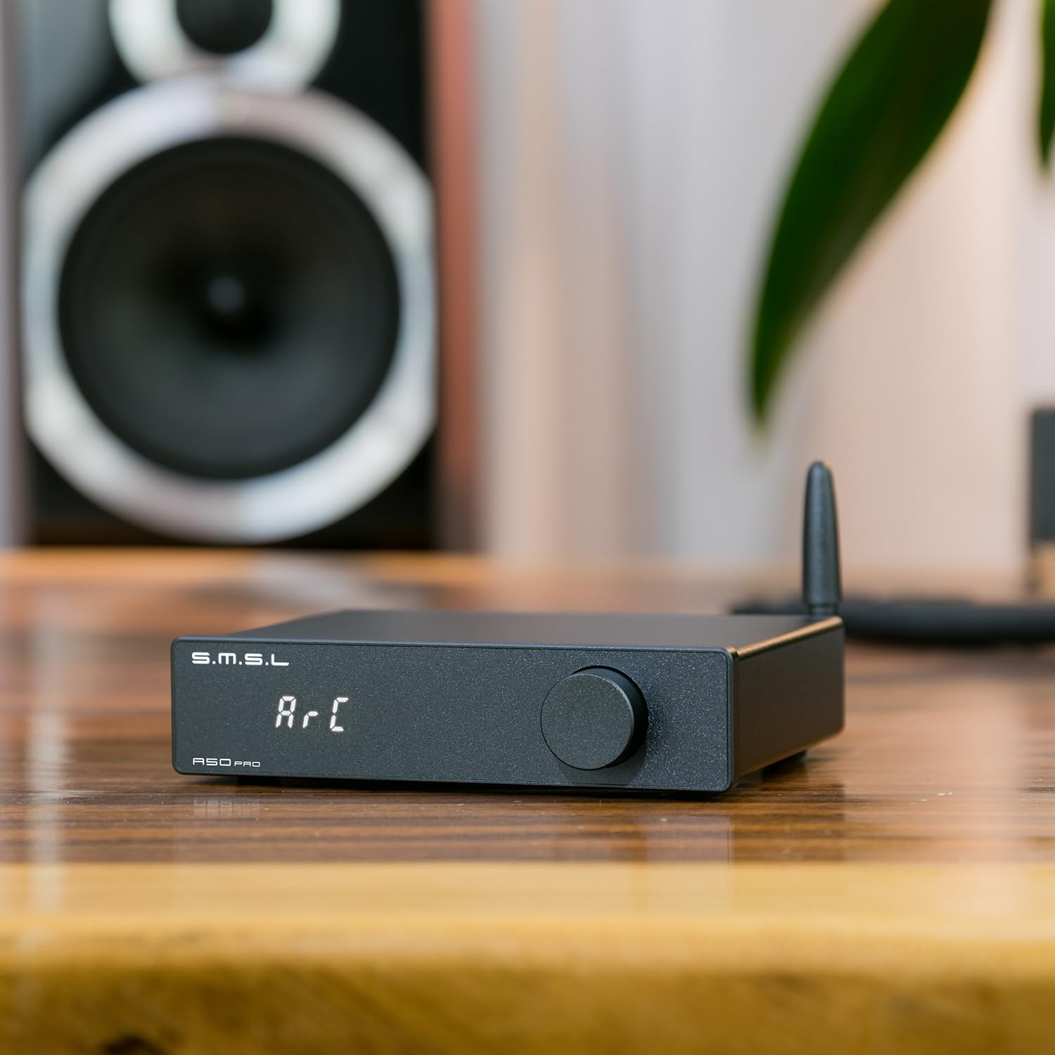 Bluetooth対応小型パワーアンプ S.M.S.L A50PRO 2.1ch・2.0ch 超低音出力 EQ調節・リモコン操作