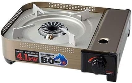 防災用日本製カセットコンロ イワタニ BO-プラス ヘアラインシルバー CB-AH-41F