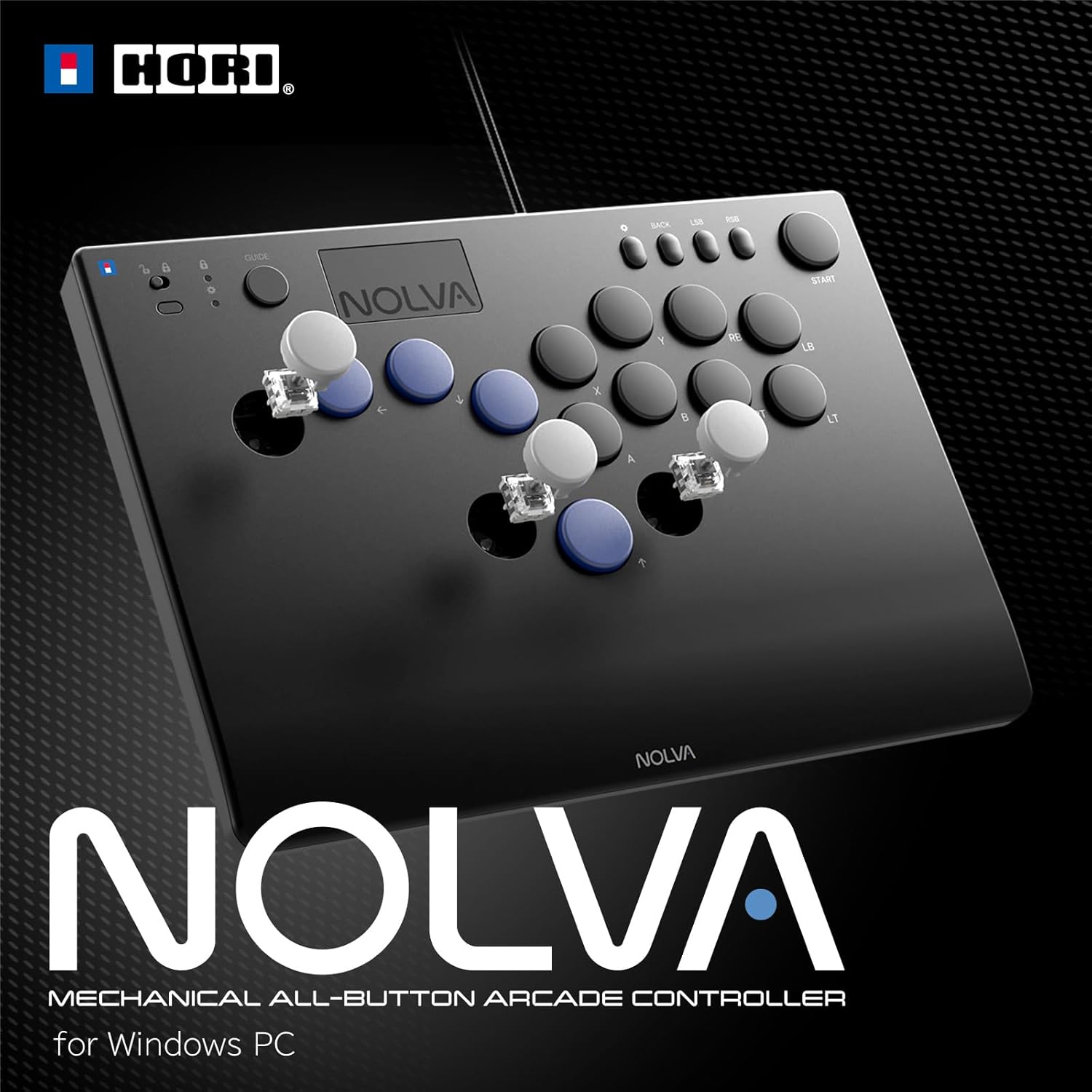Windows PC用 NOLVA メカニカル全ボタンアーケードコントローラー【日本国内限定】