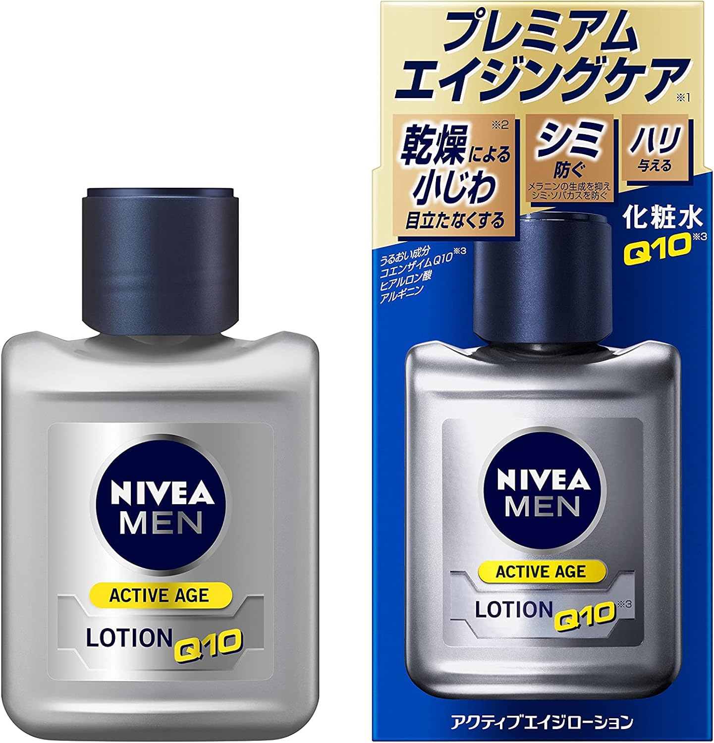 【医薬部外品】ニベアメン アクティブエイジローション 110ml メンズ化粧水【ハリ・ツヤ】【シミ・ソバカス防止】ノンアルコール・無香料