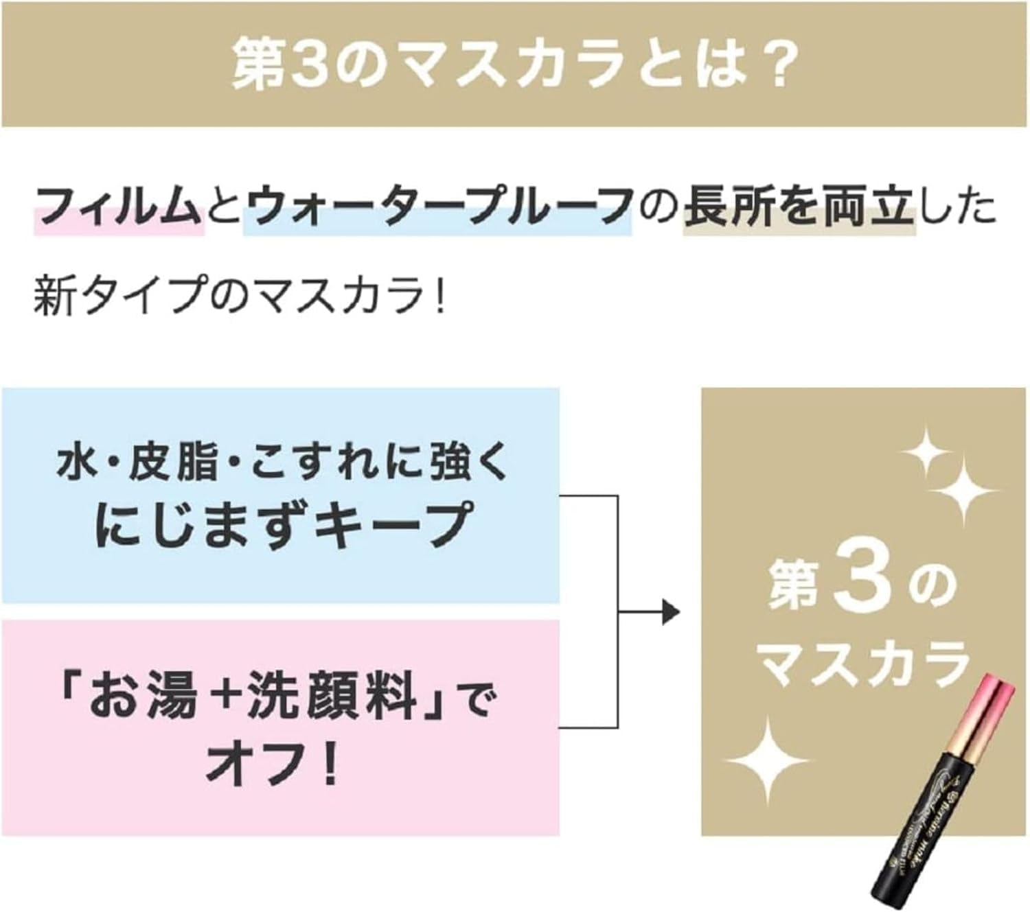 ヒロインメイク ボリューム&カールマスカラ 漆黒ブラック 6g お湯で簡単オフ