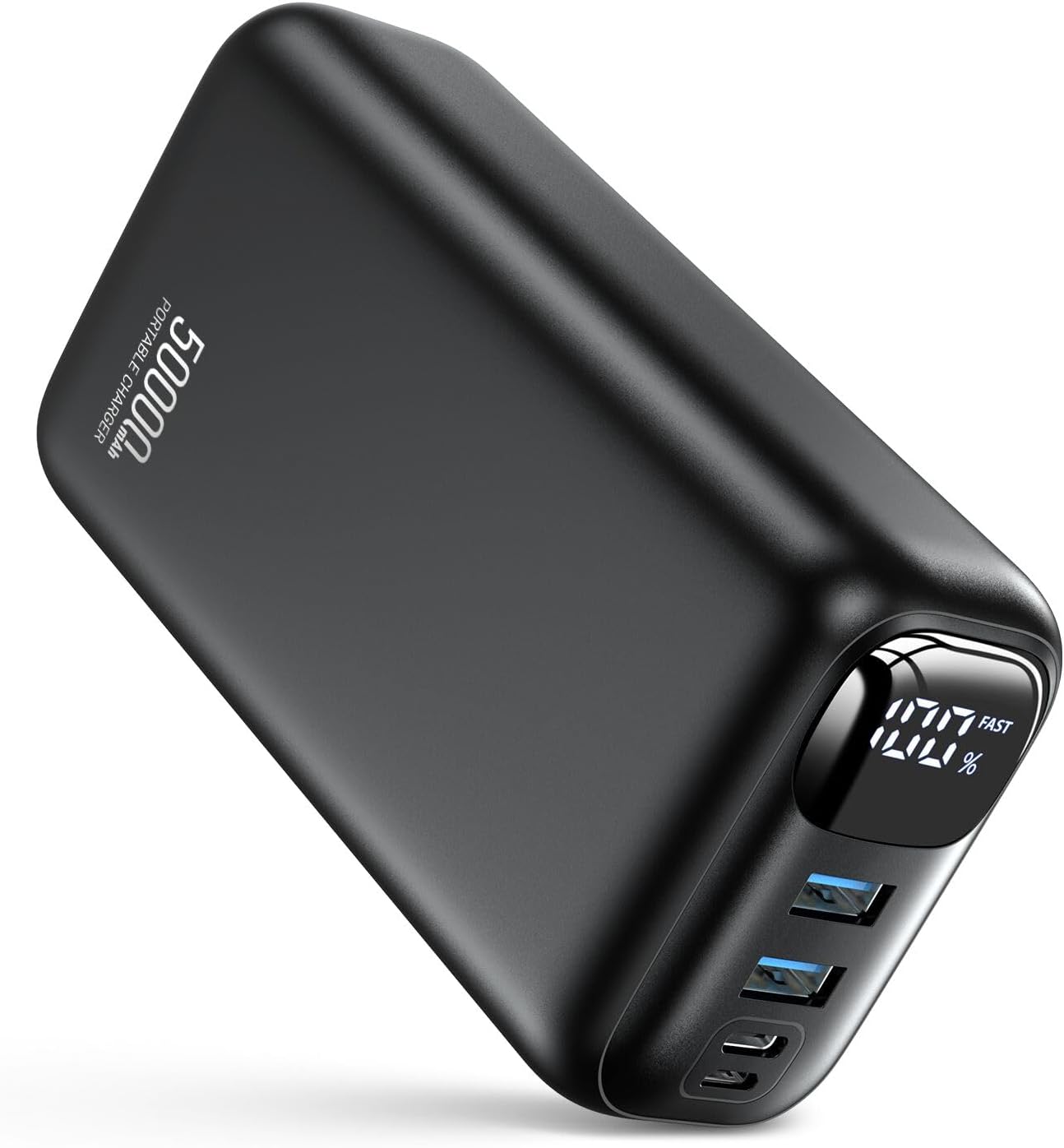 大容量50000mAh モバイルバッテリー 22.5W急速充電 PSE認証済 コンパクト 軽量 3台同時充電対応