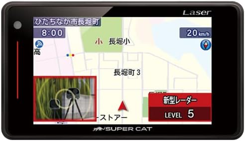 Yupiteru GS303 3.6型GPS内蔵レーダー探知機 スピード違反防止用