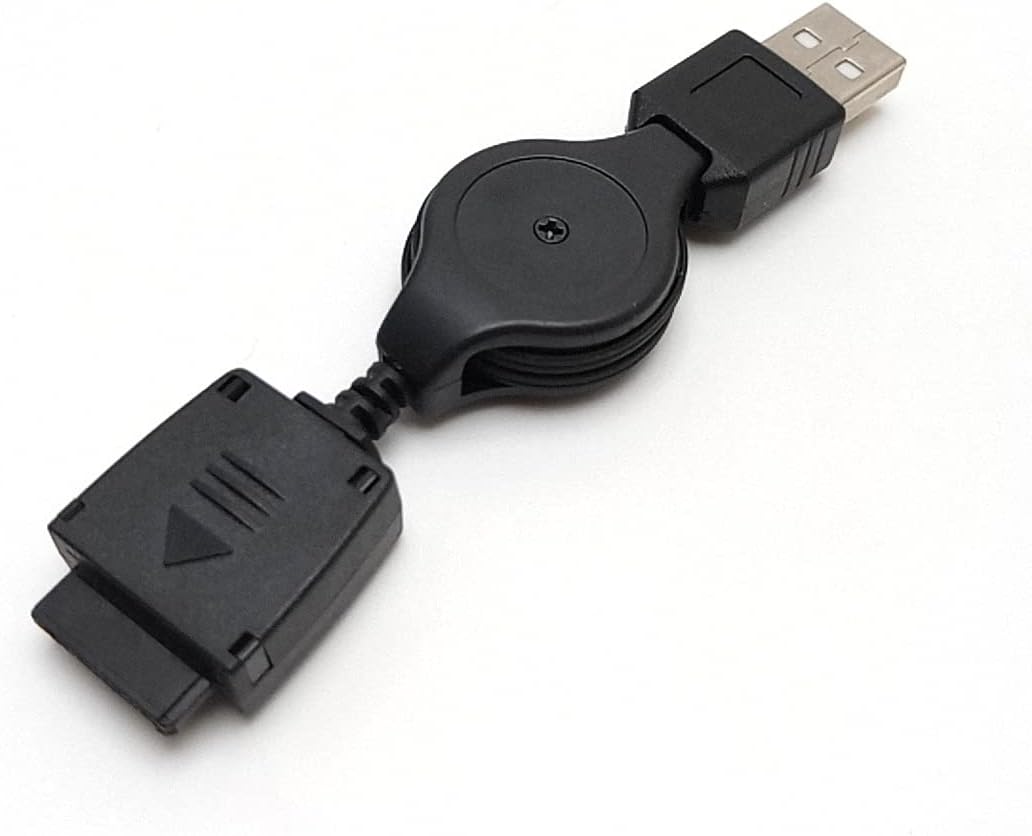 au ガラケー専用 USB リールケーブル充電器 70cm AD-3058