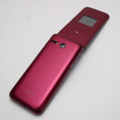 SIMフリー ワインレッド au かんたんケータイ KYF41【ドコモ・ソフトバンク対応】
