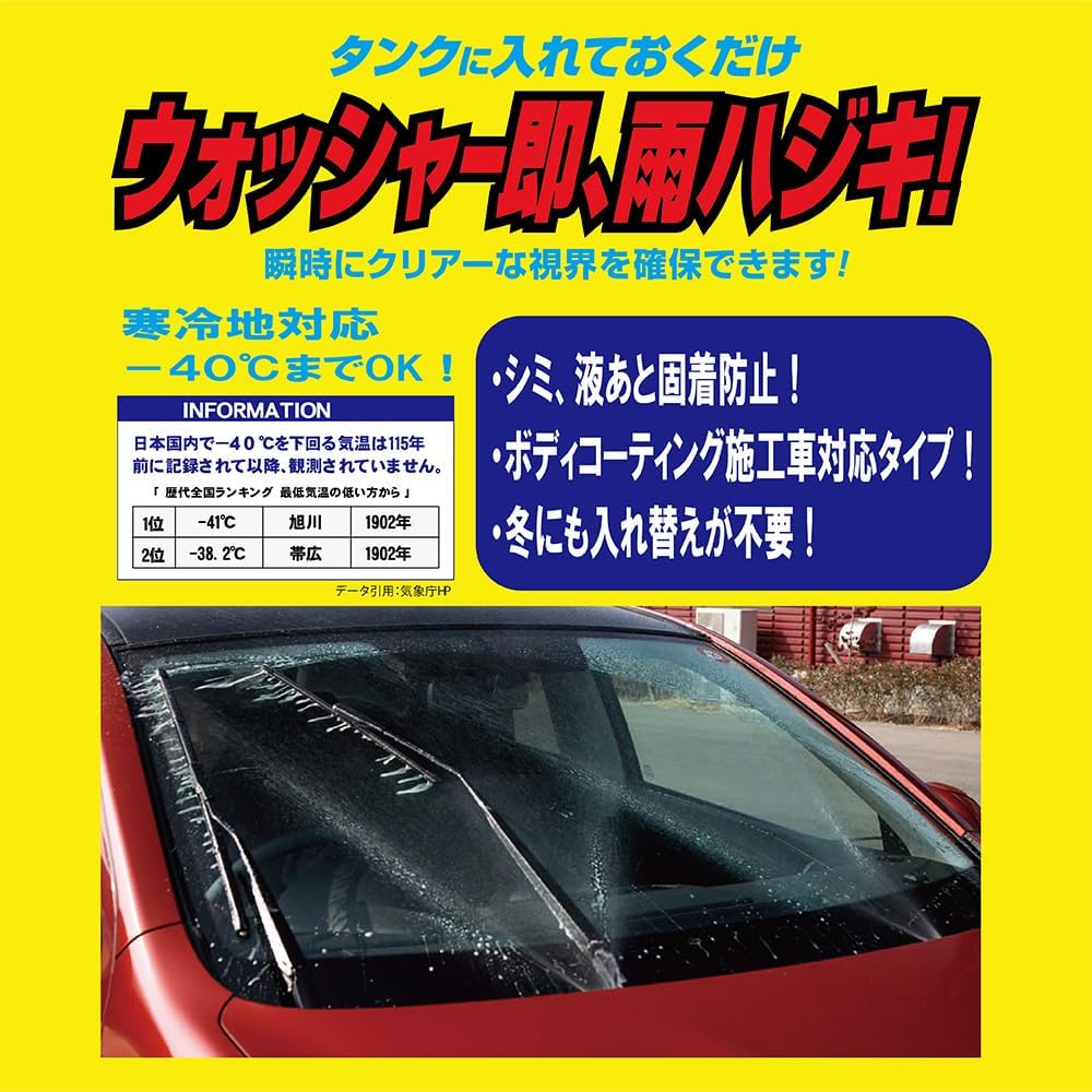オールシーズン撥水剤 ガラコ ウォッシャーパウチ 2L 自動車用
