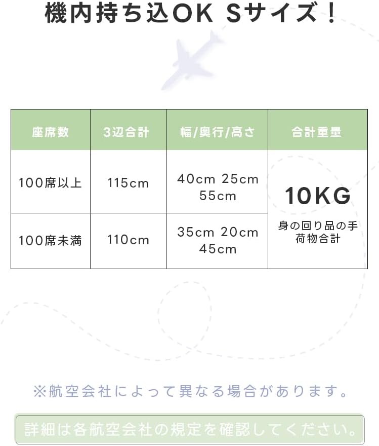 旅行用軽量大型キャリーケース TSAロック付き ブラック Sサイズ