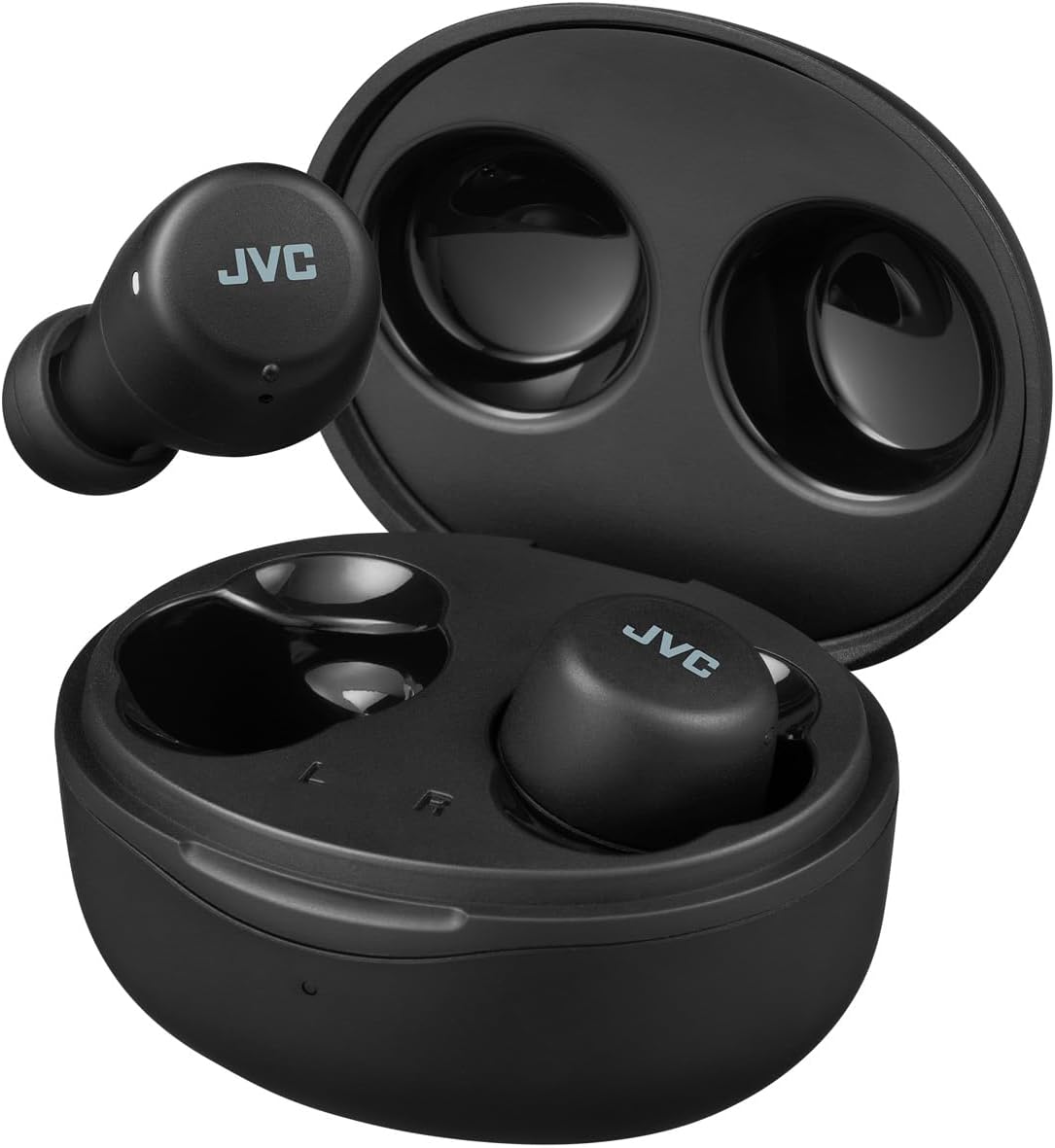 生活防水・小型軽量 Bluetoothワイヤレスイヤホン JVC HA-A5T-B ブラック