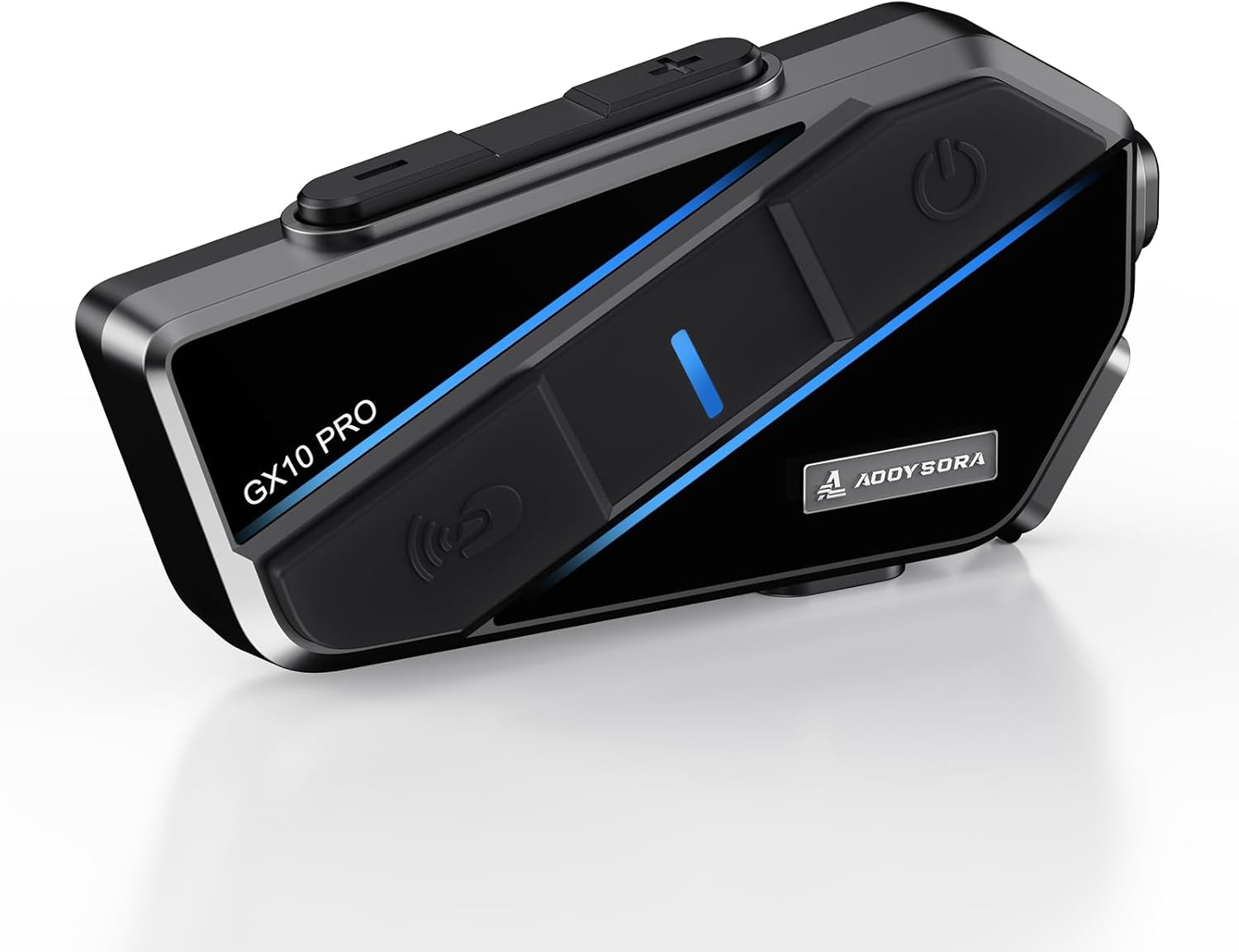 バイク用インカム AOOYSORA GX10 PRO Bluetooth5.3 最大2000M通話距離 HI-FI音質 IP67防水 日本語説明書付き