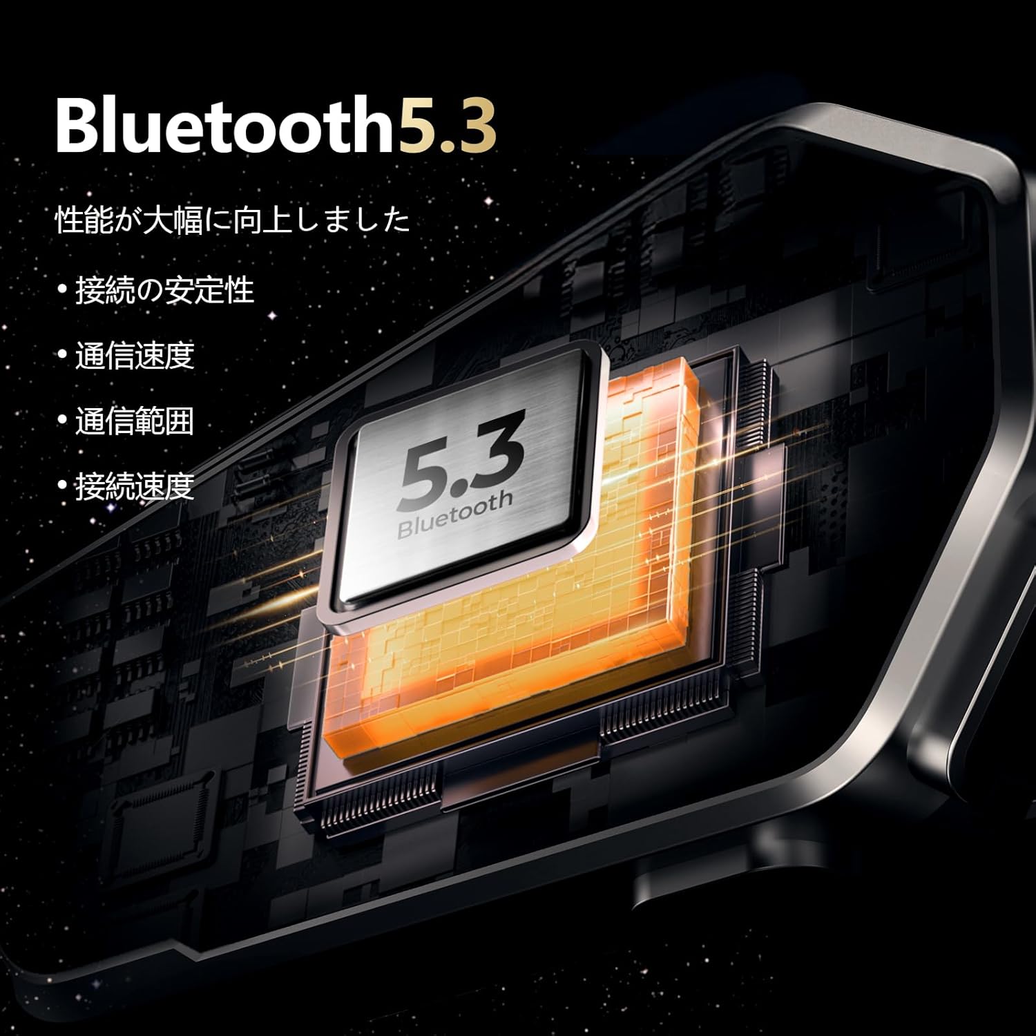 バイク用インカム AOOYSORA GX10 PRO Bluetooth5.3 最大2000M通話距離 HI-FI音質 IP67防水 日本語説明書付き