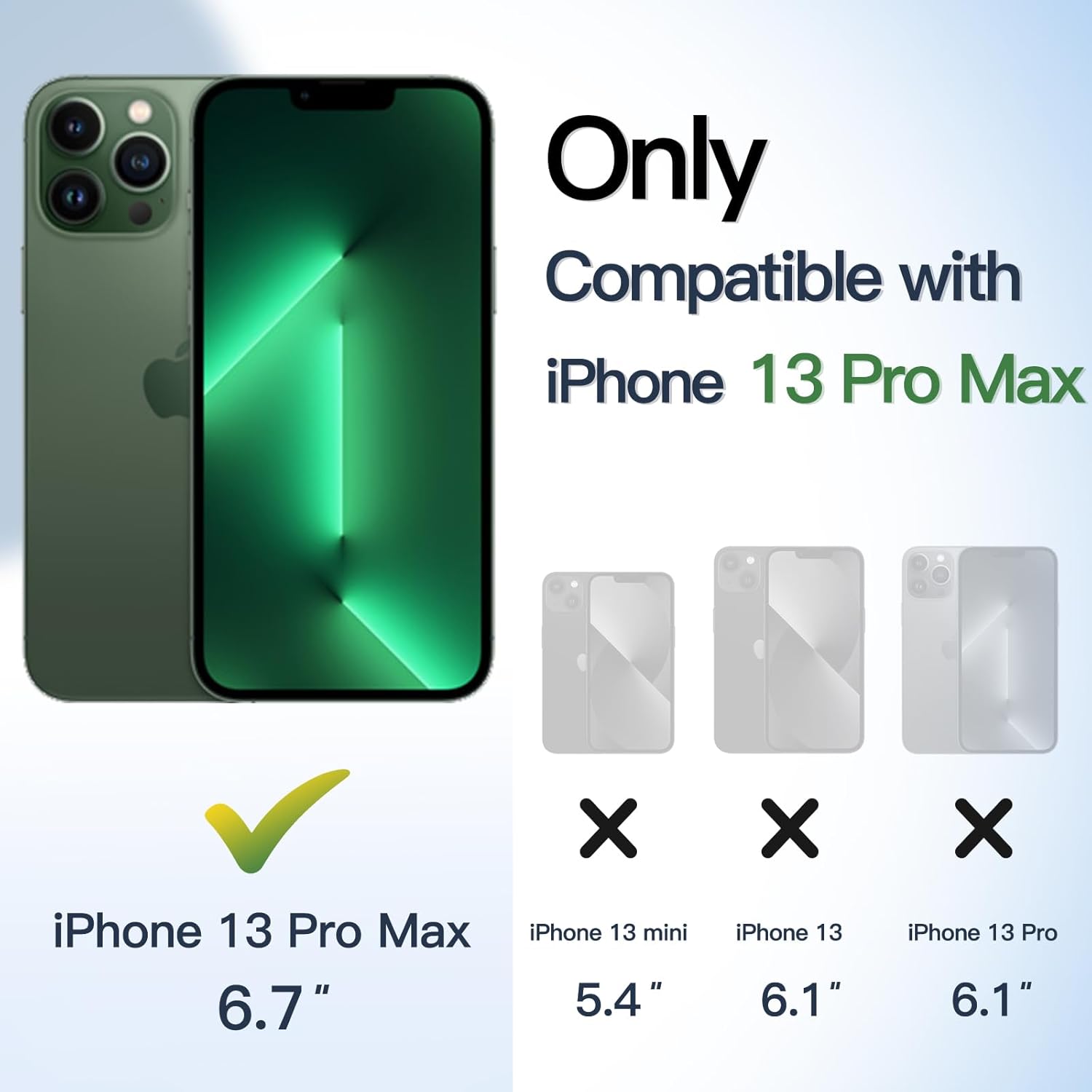 iPhone 13 Pro Max ケース 耐衝撃ソリッドカラー マットTPUバンパー アルパイングリーン
