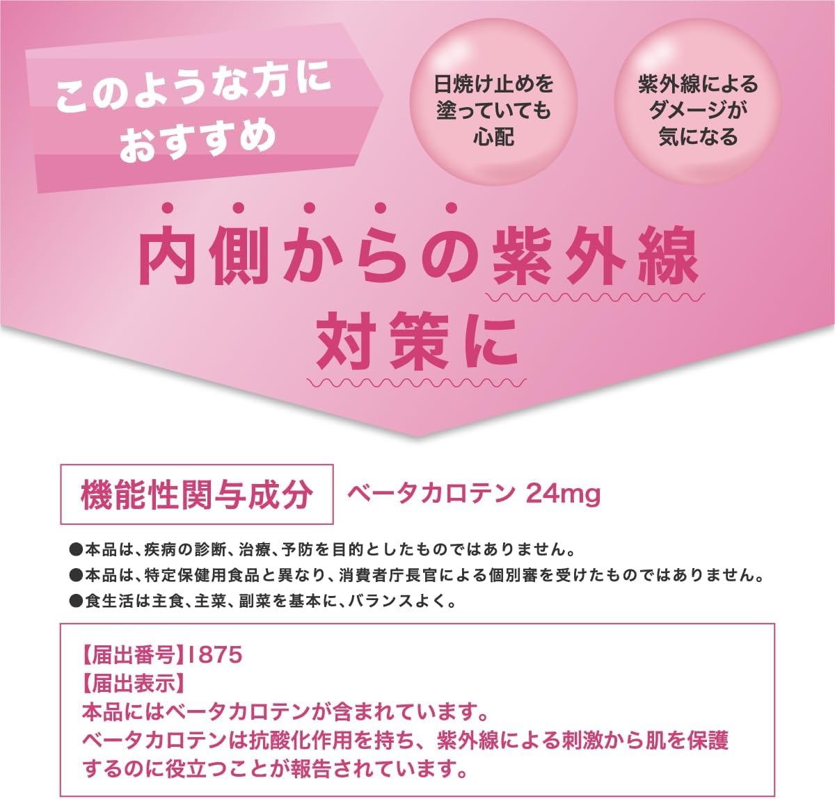 飲む日焼け止めサプリメント シルキーコンシール β-カロテン・ビタミン配合 約1ヶ月分