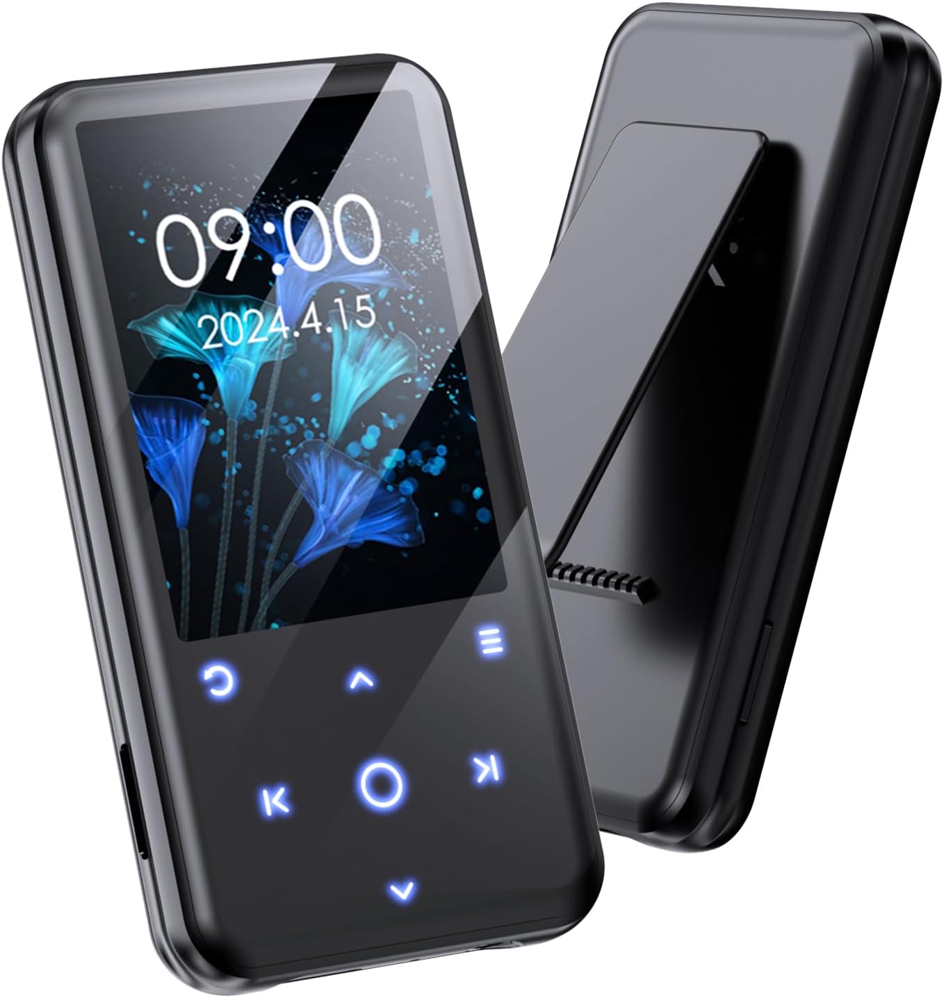 スポーツ用Bluetooth MP3プレーヤー 64GB 大容量 タッチパネル Hi-Fi音質 小型軽量 日本語取扱説明書付き