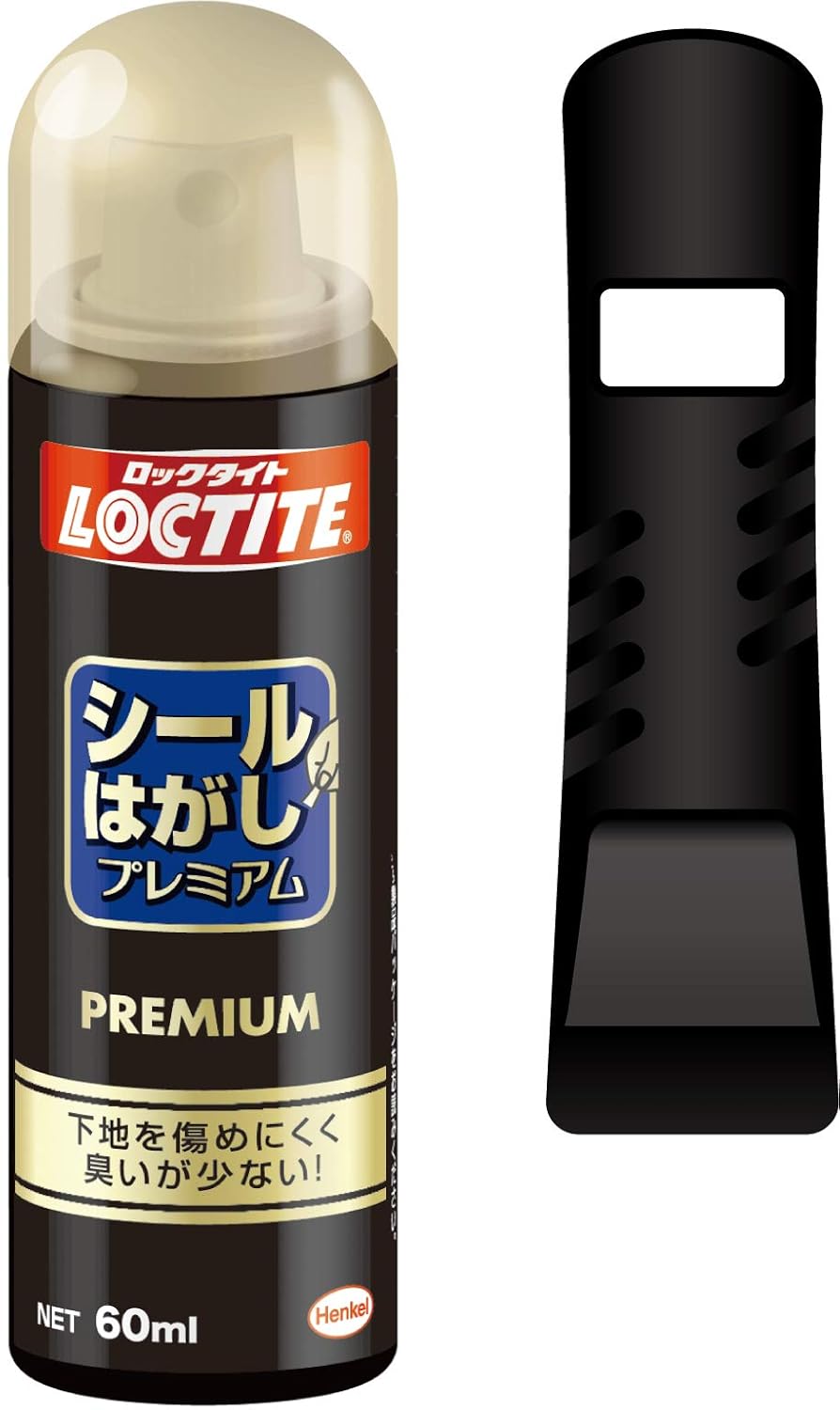 シールはがし プレミアム 60ml - テープやステッカーの粘着剤除去用