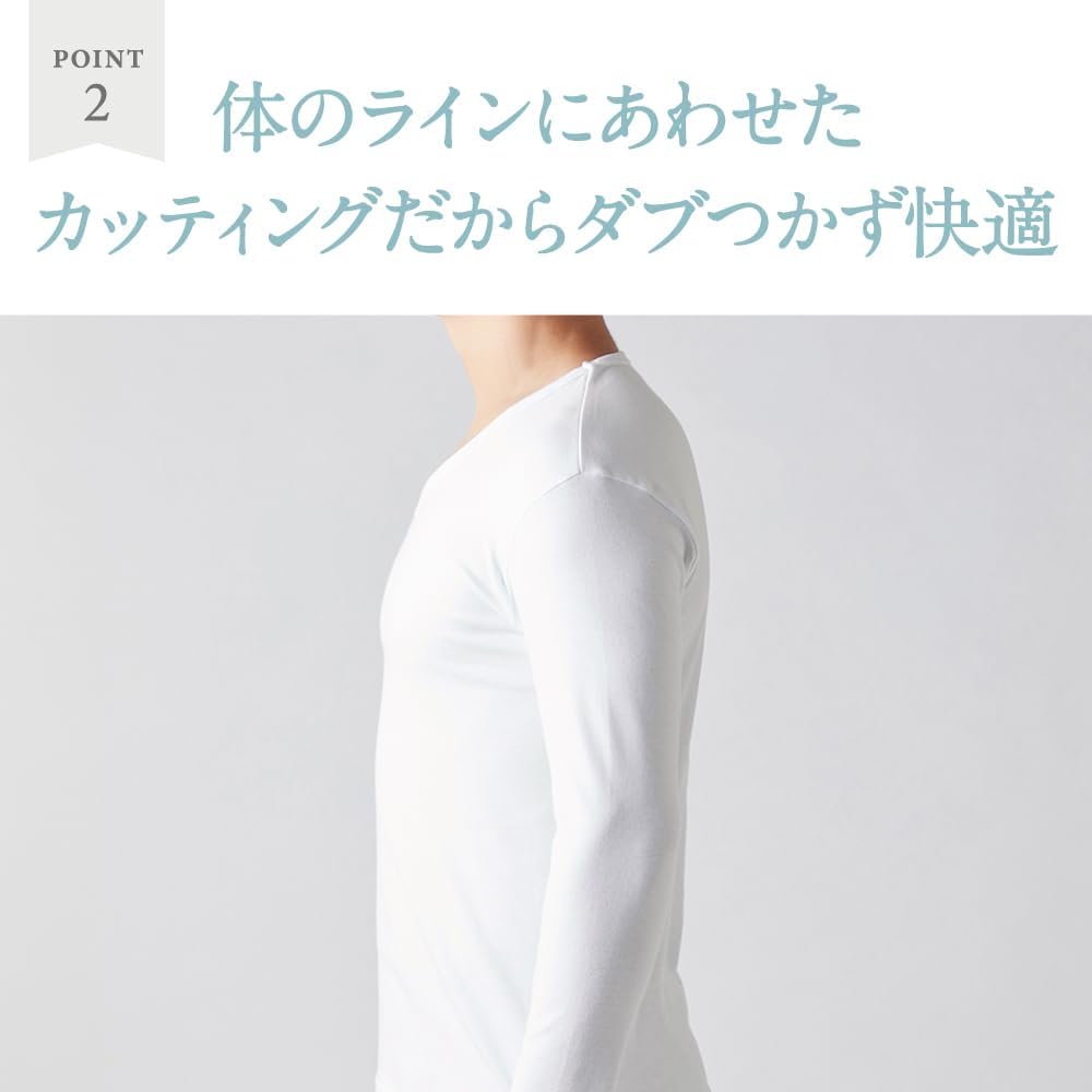 コア製品：インナーシャツ  
主要な機会：特に指定なし  
対象者：メンズ  
材料と属性：Cotton 100%、ダブルホット、Vネック、9分袖

書き直されたタイトル：  
メンズ ダブルホット Vネック9分袖 コットン100% インナーシャツ