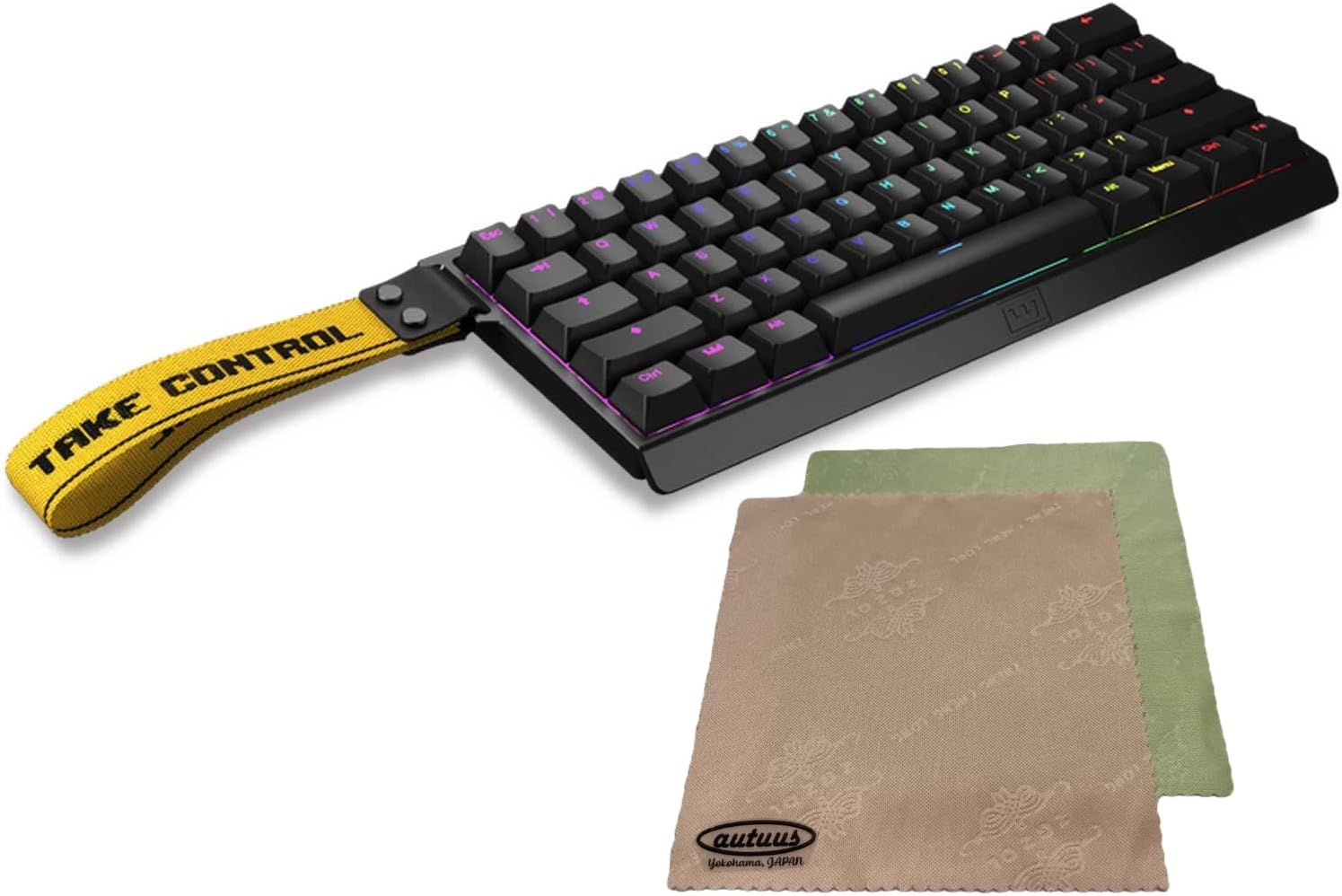 最新型 Wooting 60HE+ ゲーミングキーボード 【0.1mmアクチュエーション・PBT・60%サイズ】